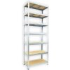 kovový regál Biedrax 50 x 120 x 270 cm - 7 polic x 175kg, pozinkovaný