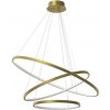 Milagro LED Luster na lanku HOOP LED/93W/230V pr. 80 cm 4000K zlatá MI2659 + záruka 3 roky zadarmo + záruka 3 roky zadarmo