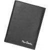 Pierre Cardin TILAK09 326 čierna pánska peňaženka z hovädzej kože 10 x 13 x 2,5 cm