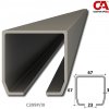 C profil PICOLLO 67 x 67 x 3 x 1000 mm, nerez AISI 304