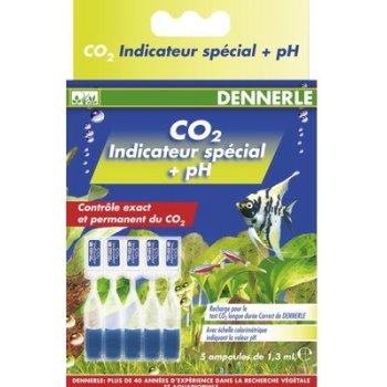 Dennerle Profi-Line CO2 dlouhodobý test Correct speciální indikátor 5 ampulí