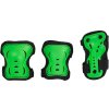HANGUP chrániče - Kids Skate Pads 3-pack (GREEN) veľkosť: S