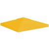 vidaXL Dvojitá strieška na altánok 310 g/m², 3x3 m, žltá