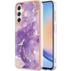 VSETKONAMOBIL 68600 IMD MARBLE Ochranný kryt pre Samsung Galaxy A25 5G PURPLE