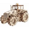 Drevené mechanické 3D puzzle - Traktor Eco Wood Art