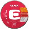 Extol Premium 108735 | Diamantový rezný kotúč plný na mokré rezanie 230x5,0x2,5x22,23 mm