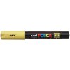 Dekoračný popisovač, 0,7 1,0 mm, UNI Posca PC 1M, žltý