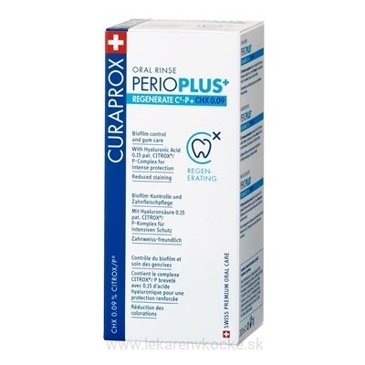 CURAPROX Perio Plus Regenerate CHX 0,09 % ústna voda 1x200 ml