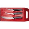 GIESSER trojdielna sada nožov, červená | GIESSER, Set PrimeLine