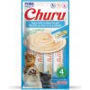 Inaba Churu Cat Snack tuniak s príchuťou hrebenatiek 4 x 14 g