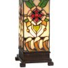 Clayre & Eef Stolná lampa Tiffany - 12.5*35 cm - Clayre & Eef