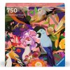 RAVENSBURGER Čtvercové puzzle Art & Soul: Pozorování ptáků 750 dílků