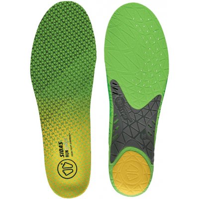 Vložky do topánok Sidas Run 3D Sense V2 Veľkosť topánok (EU): 42-43 / Farba: zelená