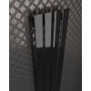 Radiátory - MC Montana | kúpelňové | DEKORATÍVNY VERTIKÁLNY RADIÁTOR-R4 | farba - Čierny lesk, veľkosť - 1600/300 mm