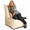 INTERMEDIC SK - Sedací vak Kreslo ELEGANT 105×85×40 cm, 350 l E02 - Krémová svetlá