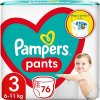 PAMPERS Pants veľ. 3, (76 ks), 6 – 11 kg