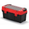 Prosperplast Kufrík na náradie s kovovou rukoväťou EVO 548x274x286 mm (boxy) - farba: červená