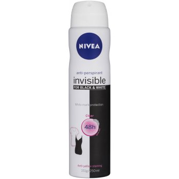 Nivea Invisible for Black & White Clear deospray 150 ml