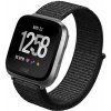 eses Nylonový remienok pre Fitbit Versa - Čierny