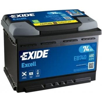 Exide Excell 12V 74Ah 680A EB740