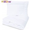 Perinka a vankúš do postieľky BASIC Baby Nellys - biele 135x100