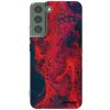 Picasee silikónový prehľadný obal pre Samsung Galaxy S22+ 5G - Organic red