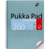 Špirálový zošit, A4, bodkovaný, 100 listov, PUKKA PAD Metallic Jotta
