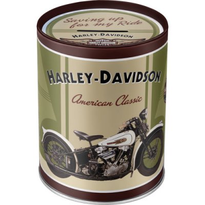Nostalgic Art Plechová Pokladnička Harley Davidson Knucklehead