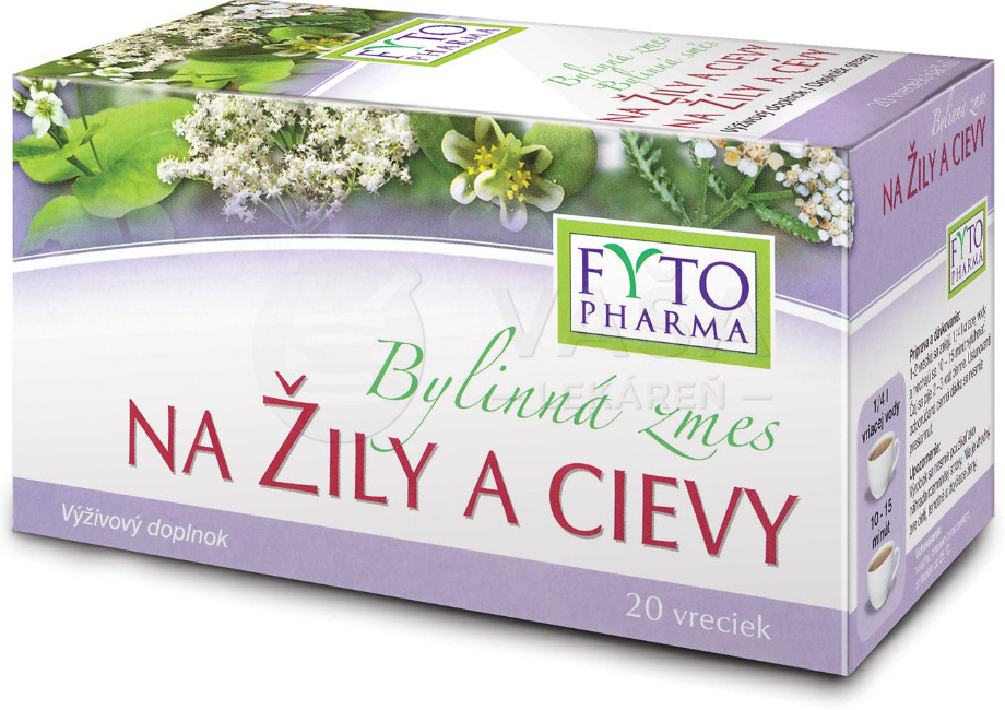 Fyto bylinný čaj NA KŔČOVÉ ŽILY 20 x 1,25 g