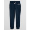GAP Detské tepláky fleece logo Tmavo modrá XS Tmavo modrá Tmavo modrá