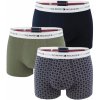 TOMMY HILFIGER - boxerky 3PACK signature cotton essentials flag geo & olive color - limitovaná edícia-XL (101-111 cm)