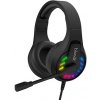 A4Tech Bloody G230P G230P-BK, sluchátka s mikrofonem, ovládání hlasitosti, černá, herní sluchátka, 3.5 mm jack + USB