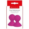 Pump- Me You Us Dual Masseuse Silicone Nipple Suckers 2 Pack Purple