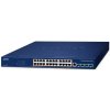 Planét GS-6311-24PL4X L3 switch, 24x1Gb, 4x10Gb SFP+, 24x PoE 802.3at 720W, 0~50°C, QoS, RING
