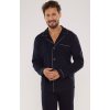 Pánske pyžamo De Lafense 729 Norberto - Tmavomodrá / 2XL