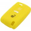 Silikónový obal GARO na kľúč Peugeot, Citroen 3-tlačidlový žltý