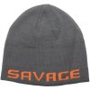 Čiapka Savage Gear Logo Beanie One Size Rock Grey/Orange