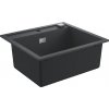 Grohe Drezy - Kompozitný drez K700 s automatickým odtokom, 56x51 cm, granitová čierna 31651AP0