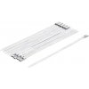 Kraftmann BGS1080780 Viazacie pásky 7,0 x 200 mm nerezová oceľ 10 dielov