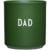 DESIGN LETTERS Porcelánový hrnček Dad Green 300 ml