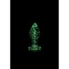 Ouch! Glow in the Dark Glass Butt Plug Small