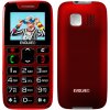 EVOLVEO EasyPhone, mobilní telefon pro seniory s nabíjecím stojánkem, červená EP-501-RD