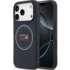 Red Bull Silikónový modrý prsteň MagSafe kryt pre iPhone 17 Pro námornícka modrá (RBHMP17L24SIILVB)