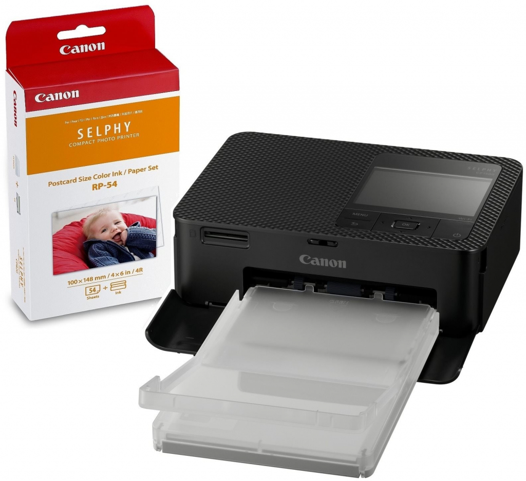 Canon SELPHY CP-1500 čierna + Print Kit