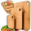 Sada bambusových dosiek na krájanie 3ks (Sada 3 kusov pre ekologické a štýlové varenie)