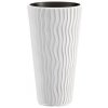 Květináč Prosperplast SANDY SLIM bílý 39 cm