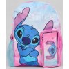 Detský ruksak batôžtek do škôlky 22 cm x 20 cm modrý Stitch