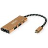 Dokovacia Stanica USB Typ C, HDMI, 2xUSB-A, PD 60W, 4K@30Hz, 0.15m