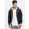 Urban Classics Contrast Windrunner blk wht