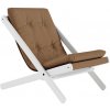 Karup deckchair BOOGIE - lehátko (skladacie) 65x88x75 cm mocca white (lak)